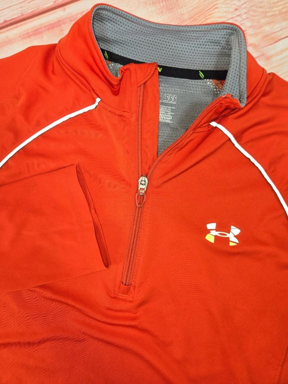 Under Armour Mens Quarter-Zip Running Shirt Large